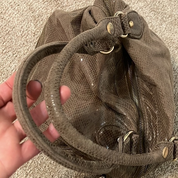 Nordstrom Deux Lux Chocolate Medium Hand Bag Shoulder Purse NWT - Picture 10 of 14